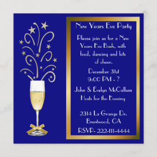 Invitations de partie d'Ève de nouvelles années de