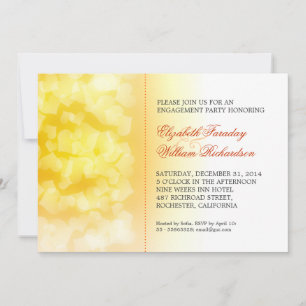 invitations de parties d'engagement modernes