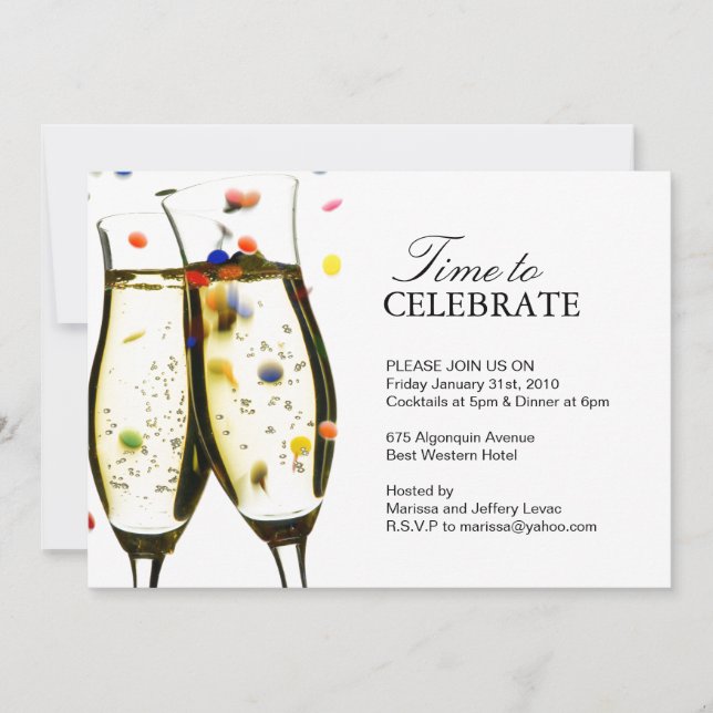 Invitations de parties Office (Devant)