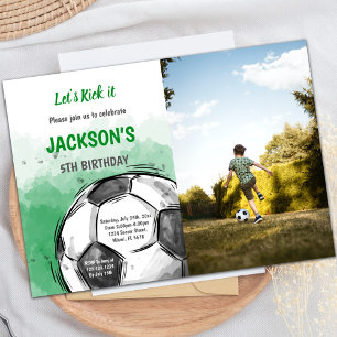 Invitations de parties sportives personnalisables 