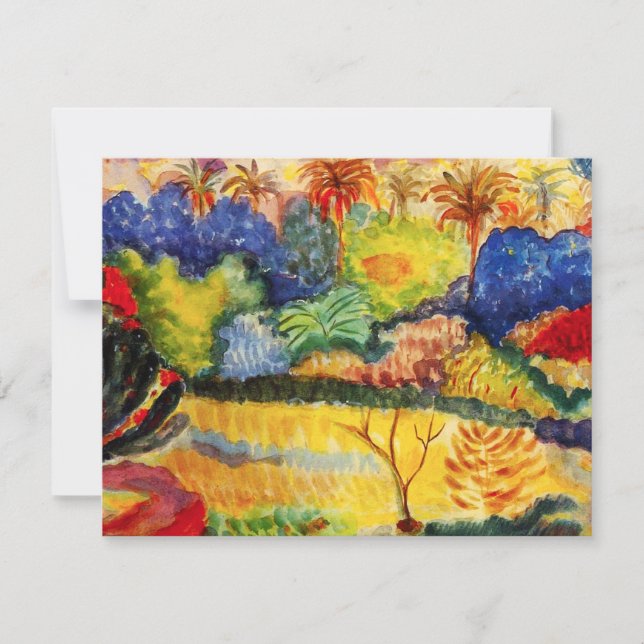 Invitations de paysage de Gauguin Tahitian (Devant)