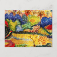 Invitations de paysage de Gauguin Tahitian