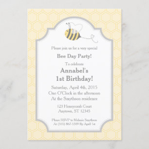 Invitations de peigne d'abeille