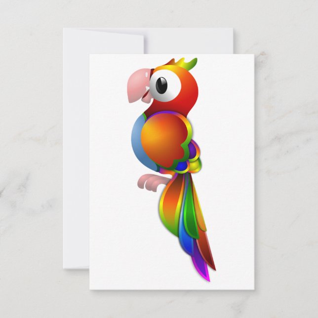 Invitations de perroquets (Devant)