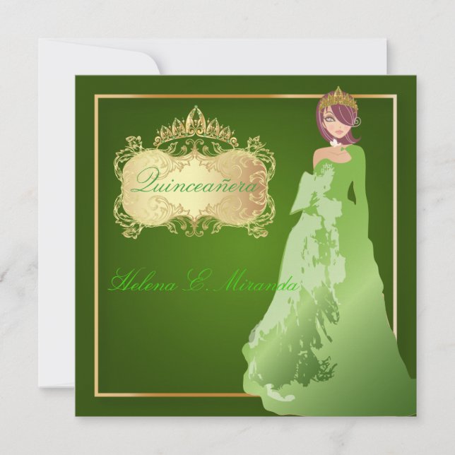 Invitations de PixDezines Quinceañera (Devant)