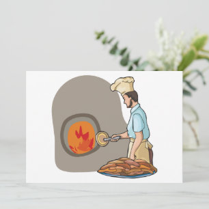 Invitations de Pizza Chef