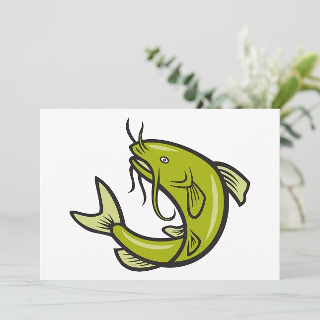 Invitations de poisson vert (Créateur téléchargé)