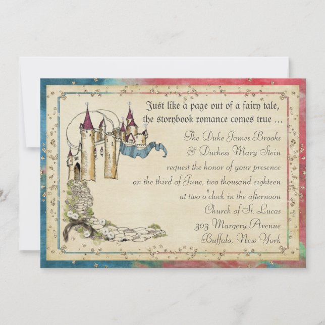 Invitations de Princess Fairy Tale (Devant)