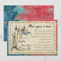 Invitations de Princess Fairy Tale