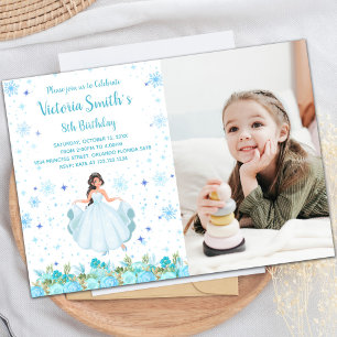 Invitations de Princess Party personnalisables pou