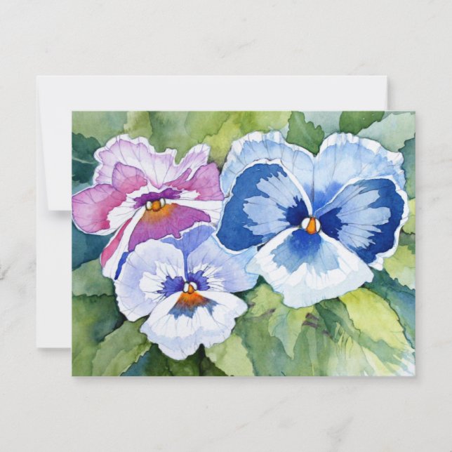 Invitations de réception en plein air (Devant)