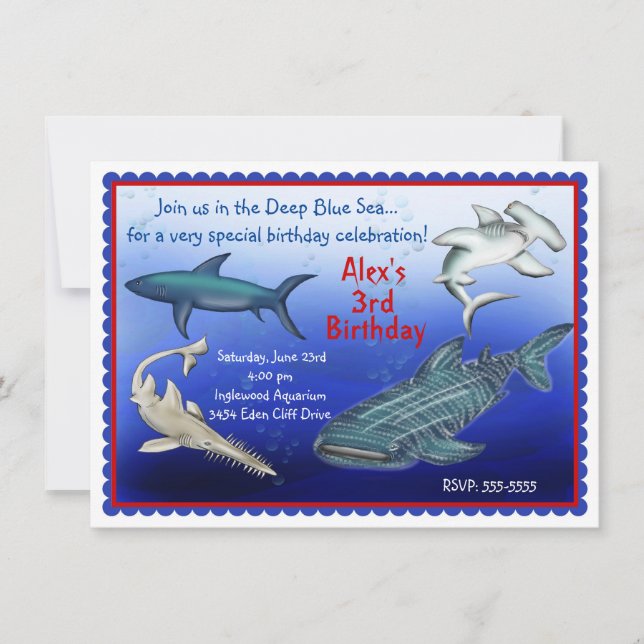 Invitations de requin (Devant)