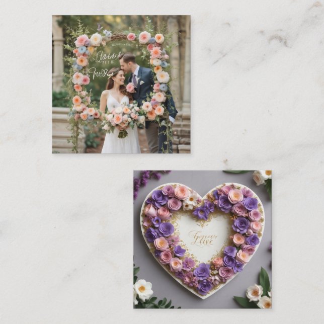 Invitations de rêve pour votre jour parfait (Devant / Derrière)