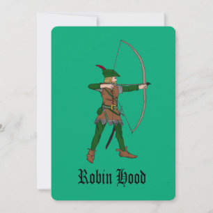 Invitations de Robin Hood Party