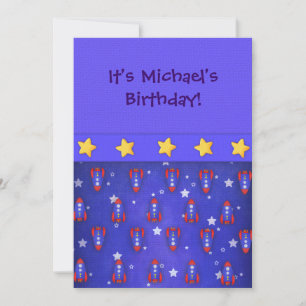 Invitations de Rocket Ships