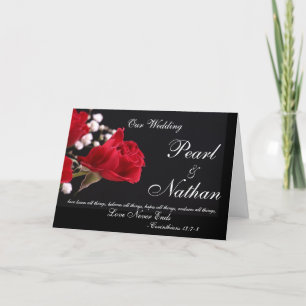 Invitations de Roses Mariages