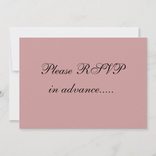 Invitations de RSVP drôles (Devant)