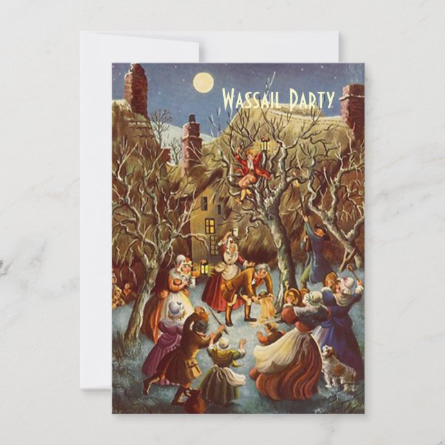 Invitations de saison des vacances de bière épicée (Devant)