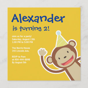 Invitations de singe