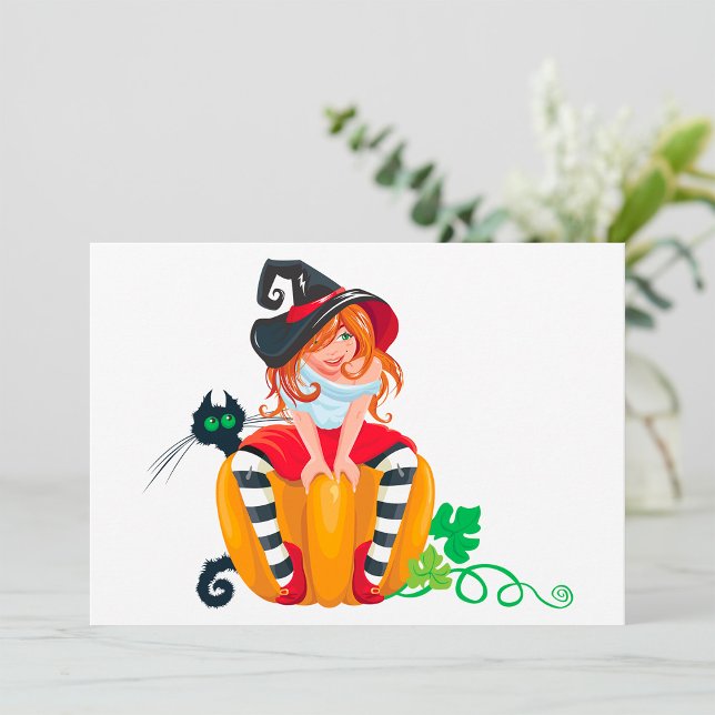 Invitations de sorcières d'Halloween (Créateur téléchargé)