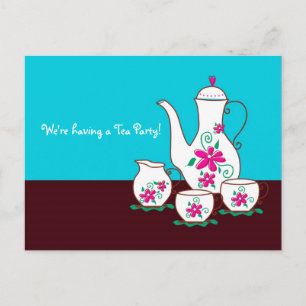 Invitations de Tea Party