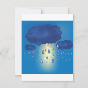 Invitations de tempête de foudre