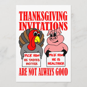 INVITATIONS DE THANKSGIVING