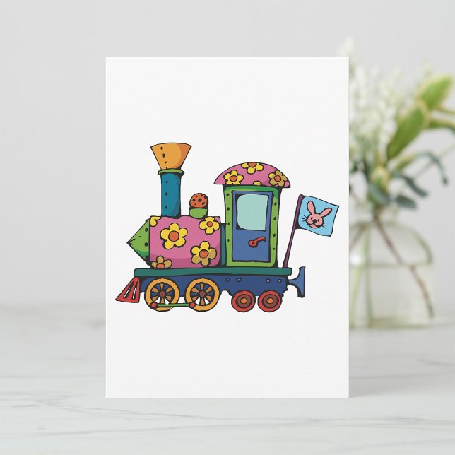 Invitations de train de jouets (Créateur téléchargé)