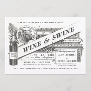 Invitations de vins et de vins  Vintage suprême