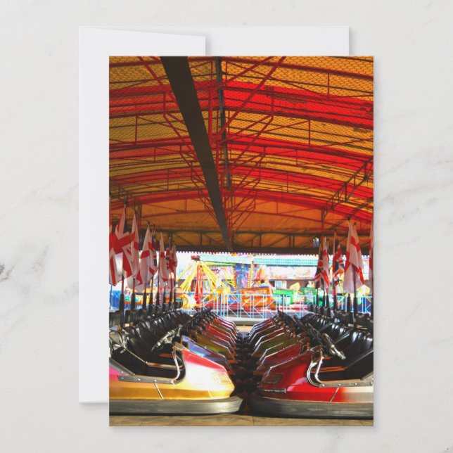 Invitations de voitures de butoir de Dodgem de (Devant)