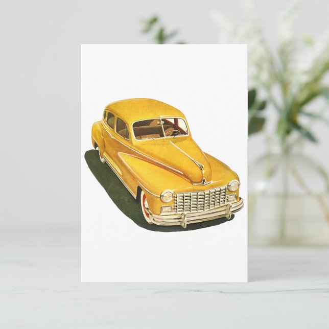 Invitations de voitures jaunes (Créateur téléchargé)
