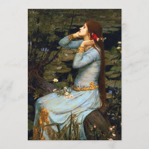 Invitations de Waterhouse Ophelia
