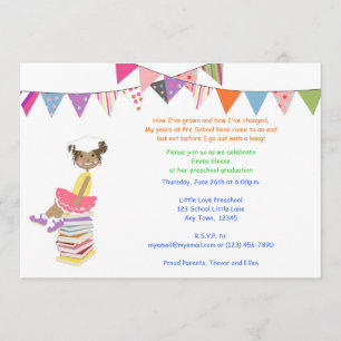 Invitations d'école maternelle ou de jardin