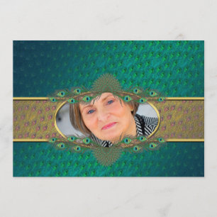 invitations décoratives élégantes de photo de