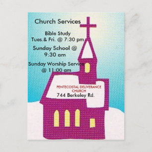 invitations d'église
