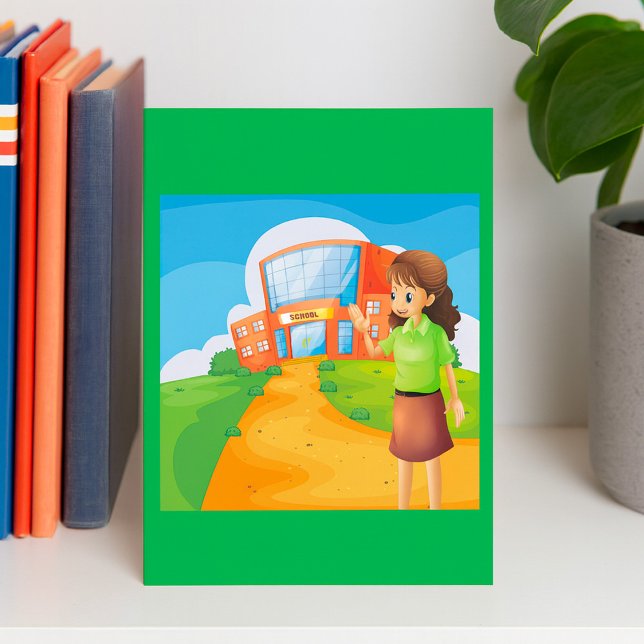 Invitations d'enseignant à l'école (Créateur téléchargé)