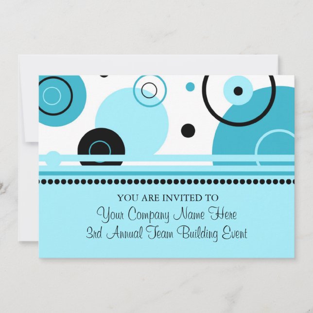 Invitations d'entreprise d'événement de (Devant)