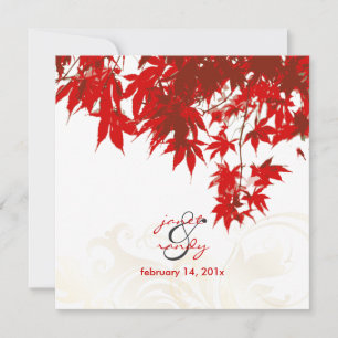 Invitations des Feuilles/mariages de automne de Re