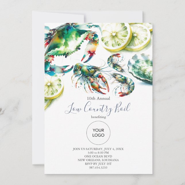 Invitations d'événements d'ébullition de faible pa (Devant)