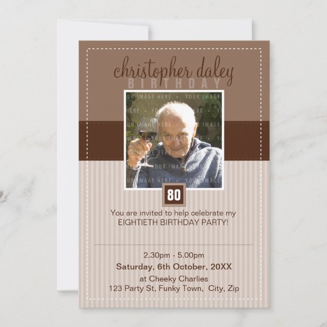 INVITATIONS d'événements spéciaux :: beau carré 7P (Devant)