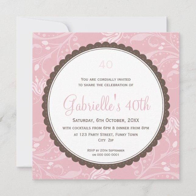 INVITATIONS d'événements spéciaux :: pétoncle rond (Devant)