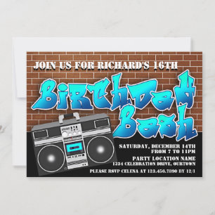 Invitations d'Hip hop de l'ancienne école