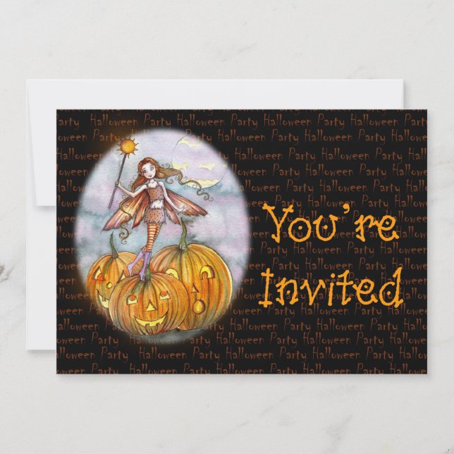 Invitations d'Invitations du parti Halloween (Devant)
