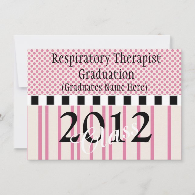 Invitations d'obtention du diplôme de thérapeute (Devant)