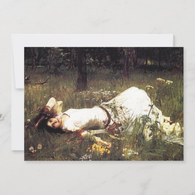 Invitations d'Ophelia Waterhouse (Devant)