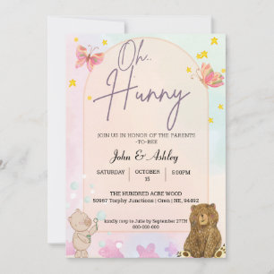 Invitations d'ours mignonnes