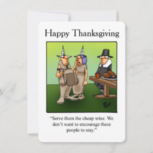 Invitations drôle de l'Humour de Thanksgiving "Win