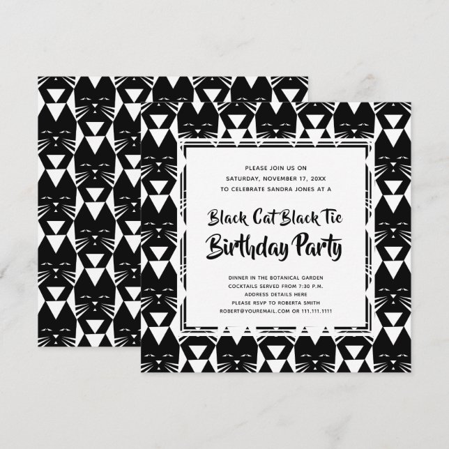 Invitations drôles de fête d'anniversaire de (Devant / Derrière)