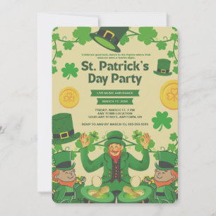 invitations drôles pour la Saint-Patrick