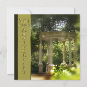 Invitations du 20e anniversaire du Mariage - Gazeb